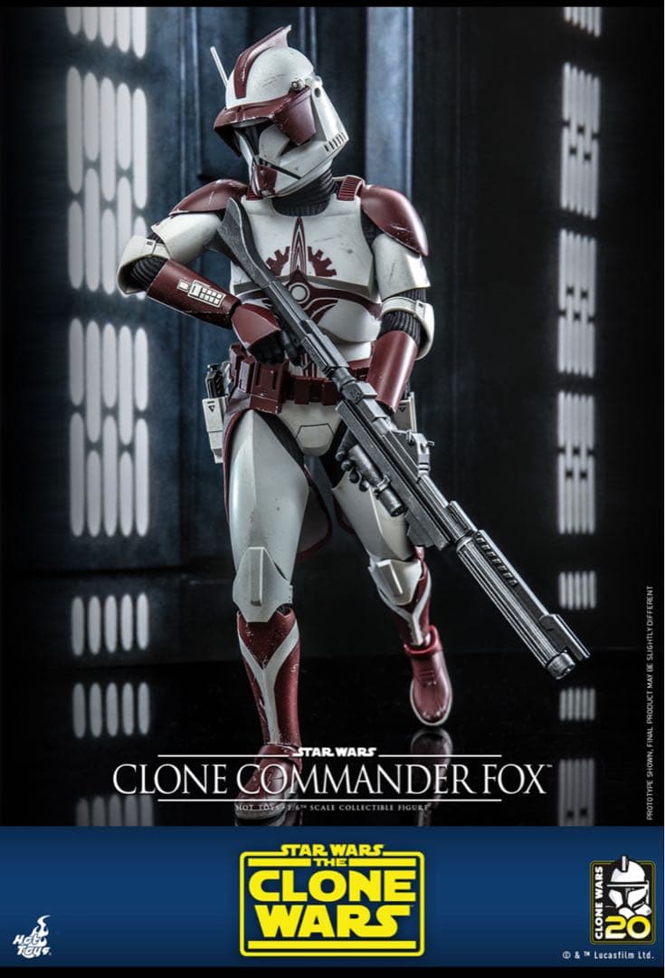 【ホットトイズ】 コマンダー・フォックス　スターウォーズ　クローンウォーズ