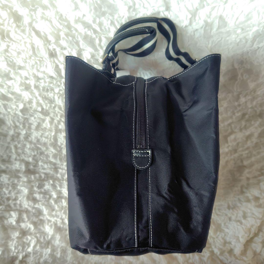 美品　アニエスベー　ハンドバッグ　大きめ　A4収納可　ナイロンバッグ