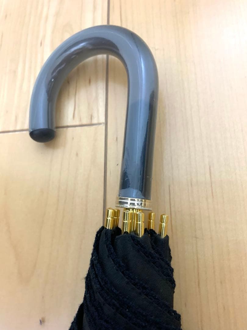 CELINE 日傘 綿 ブラック 手開き 美品