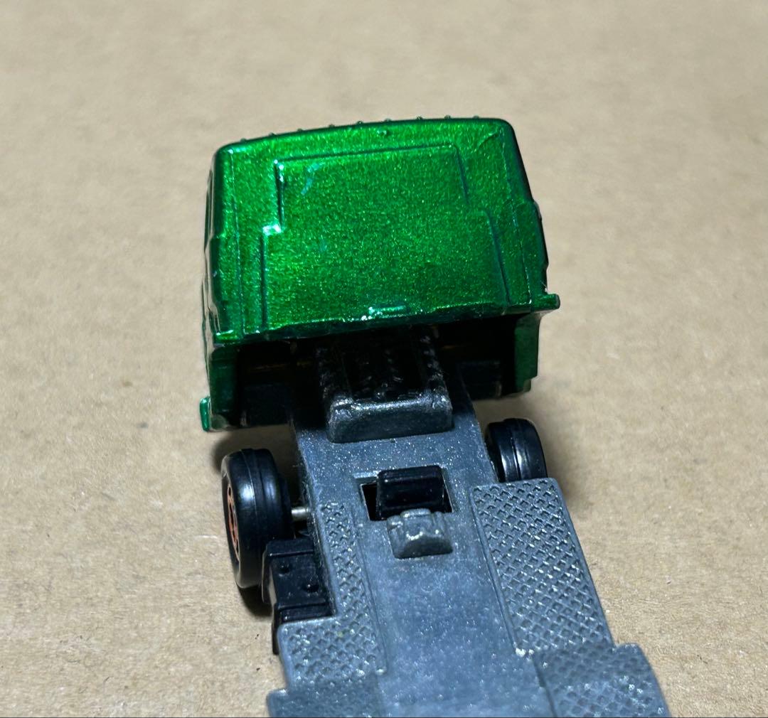 ロングトミカ いすゞ V12 ハウストレーラー 緑ヘッド