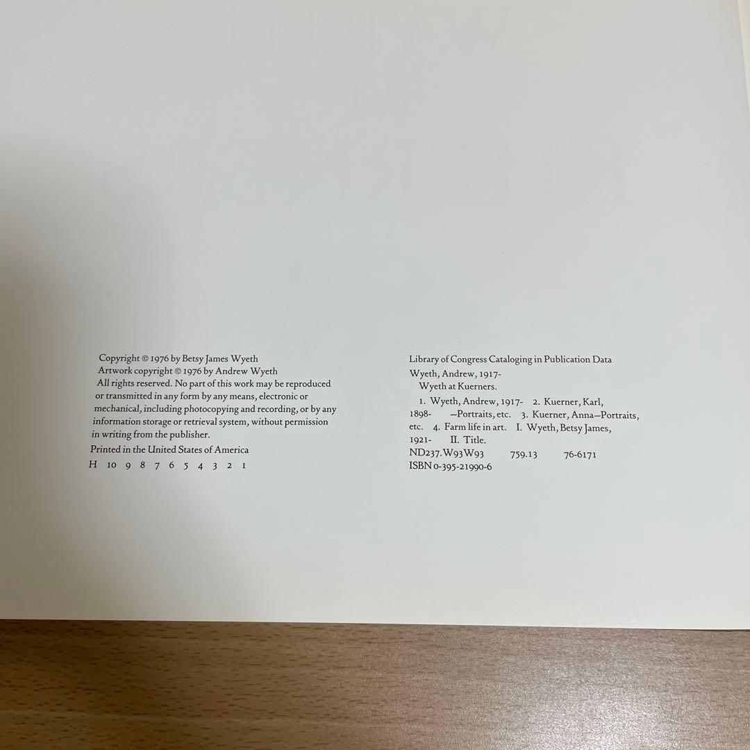 WYETH AT KUERNERS アンドリュー・ワイエス