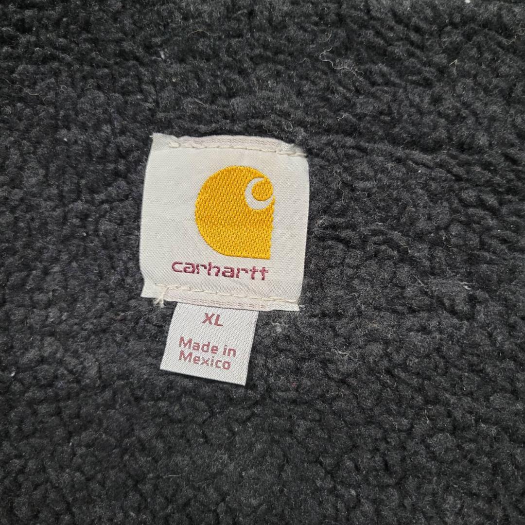 古着 90s メキシコ製 カーハート ダックジャケット ベスト カーキ XL