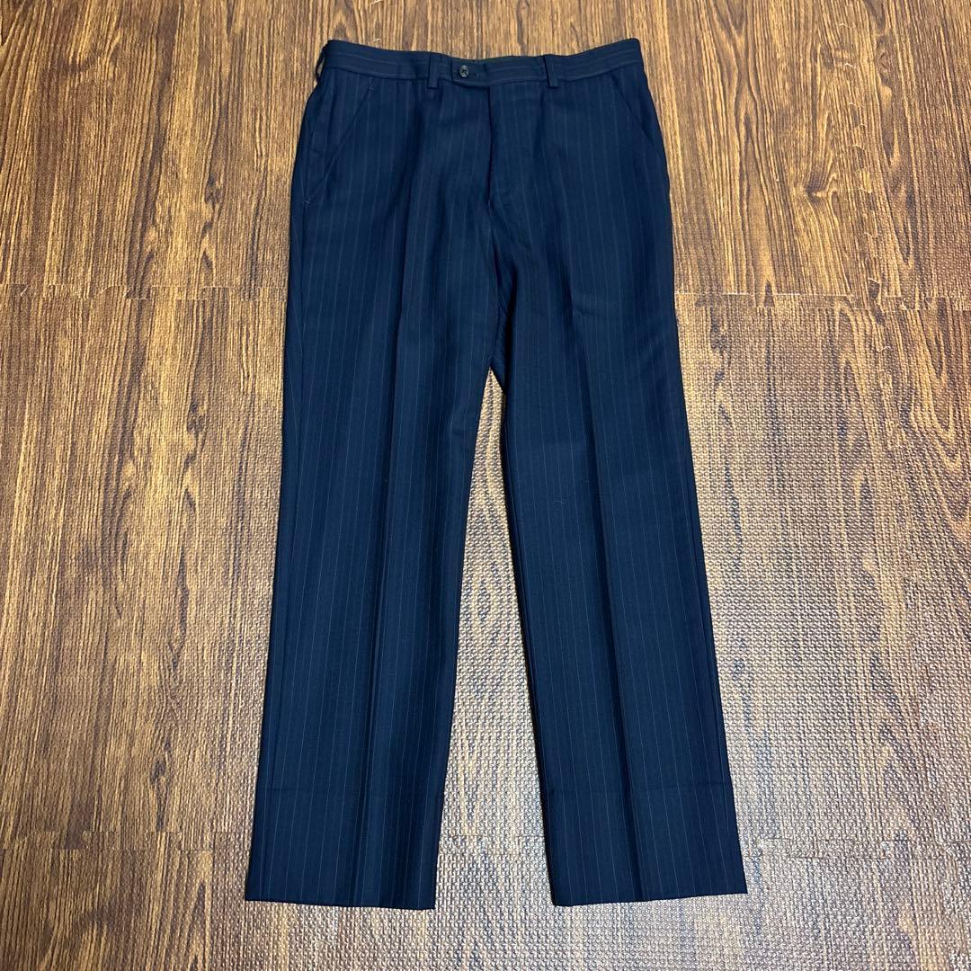 メンズ　Paul Smith ネイビー ストライプスーツ