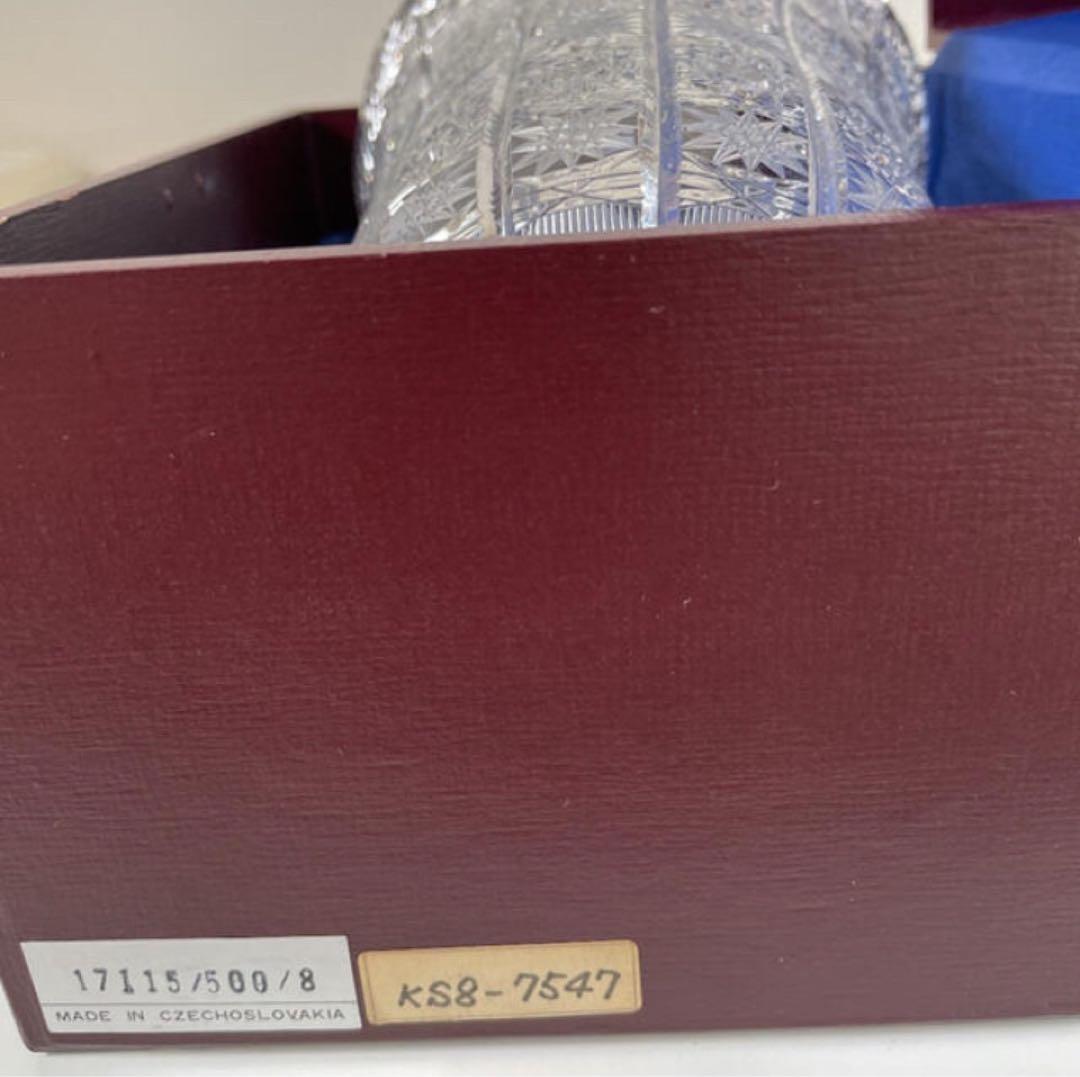 新品　美しい　ラスカボヘミア Bohemia 花瓶 17115/500/8