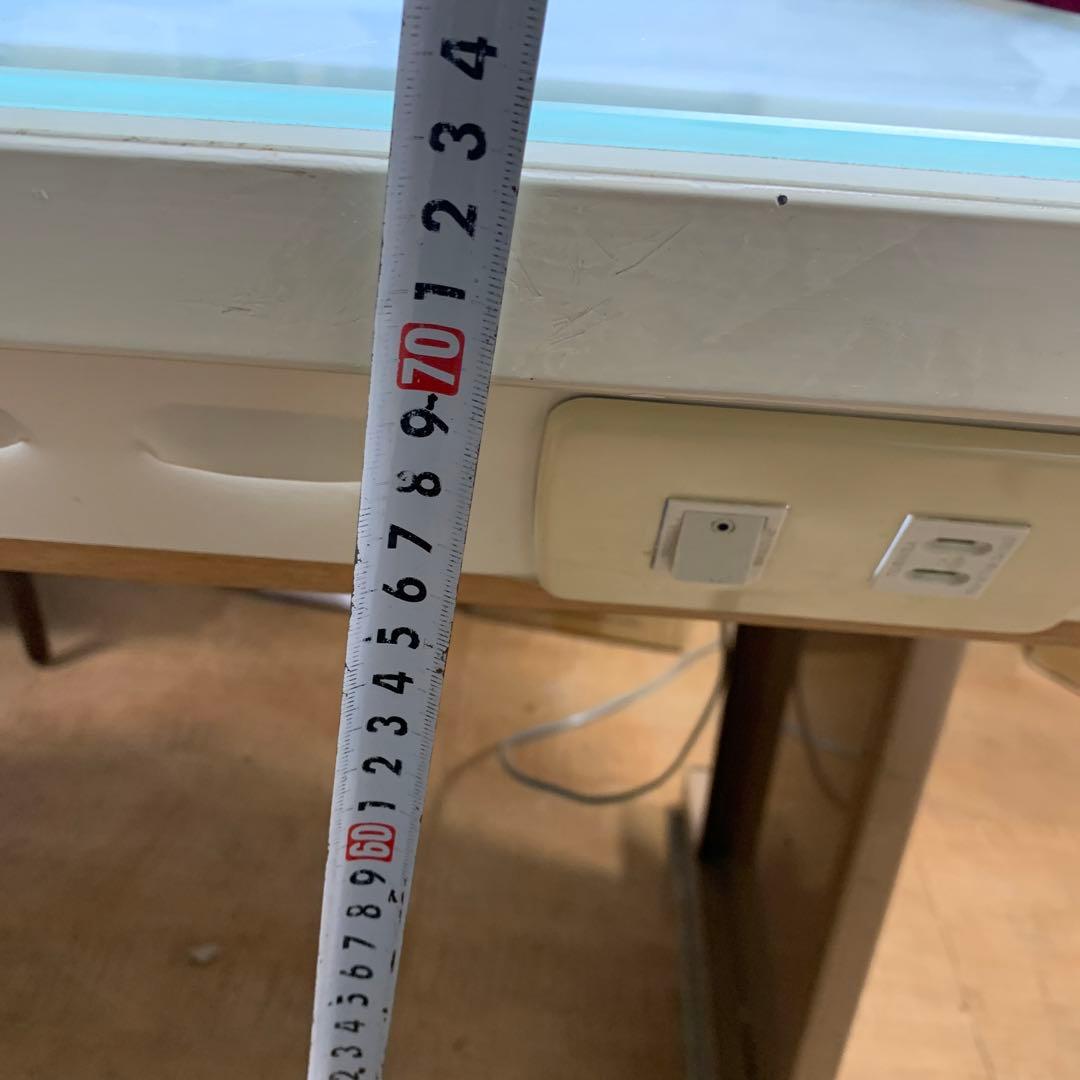 AYASEライトテーブル 電源コンセント付き