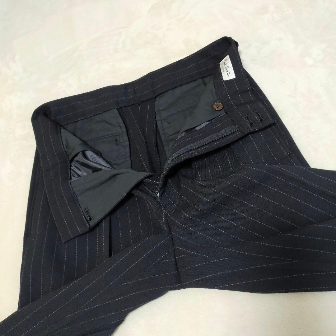美品　90S　Paul Smith　ピンストライプ柄　3釦スーツ　Lサイズ