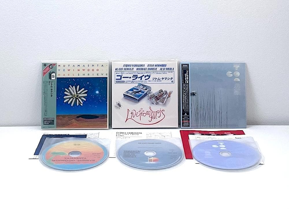 DU特典BOX付き ツトム・ヤマシタ ゴー / ゴー・ライヴ / ゴー・トゥー