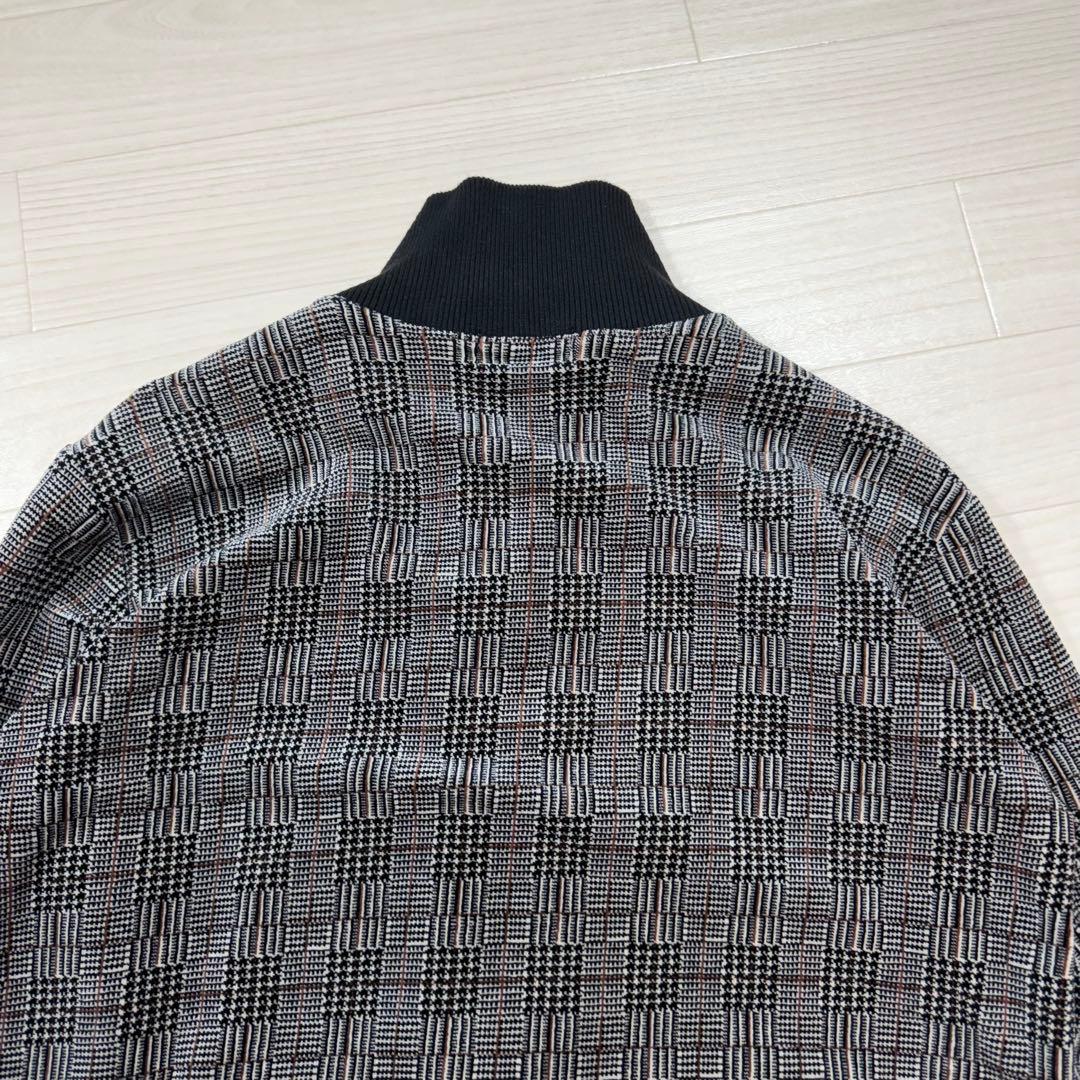 極美品 フレッドペリー ベロア 月桂樹 グレンチェック 千鳥 トラックジャケット