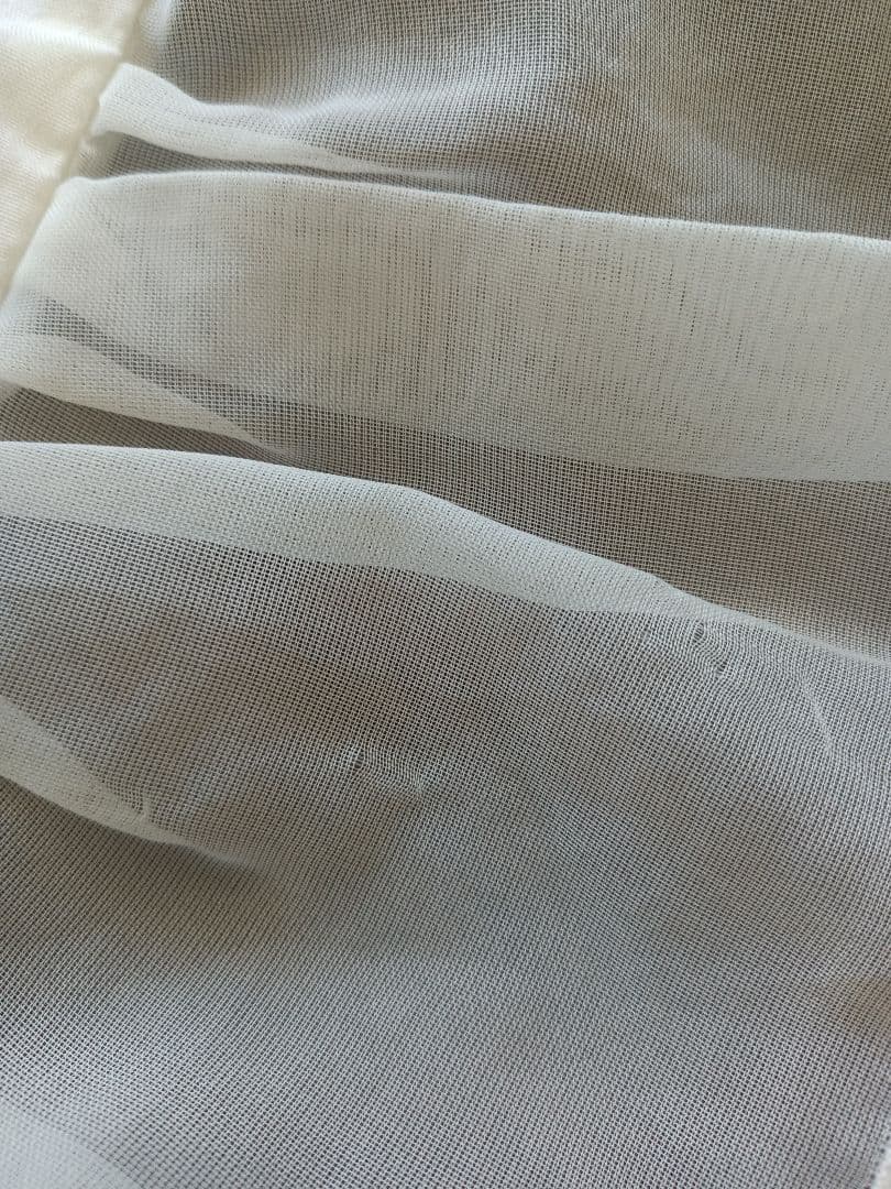 ✤アイボリーホワイト　 フリル　 シングル布団カバー＆枕カバー　 蝶・花刺繍✤