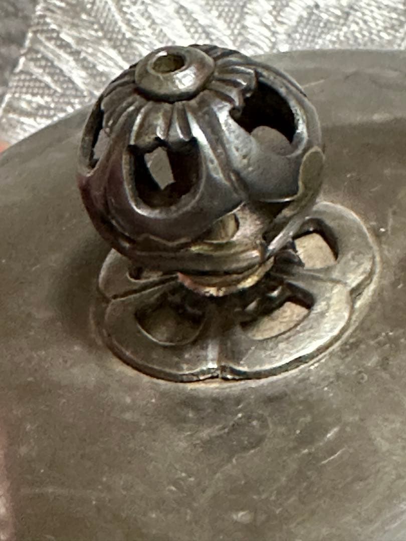 銀瓶　あられ　茶道具　純銀