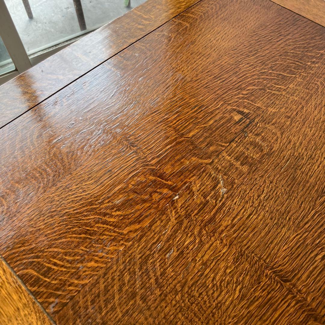 オランダアンティーク 無垢材 エクステンションテーブル 伸縮式ダイニングテーブル