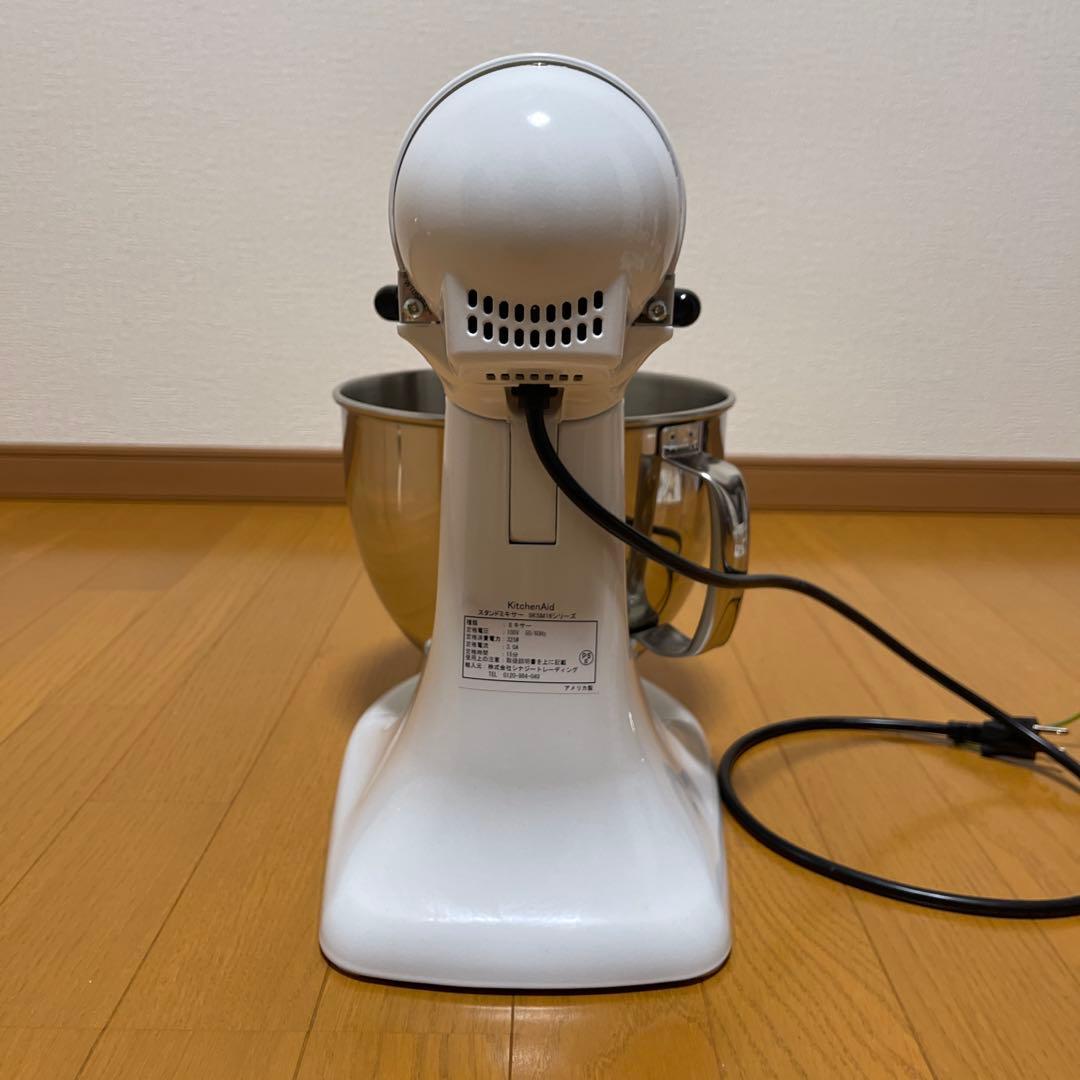 【保証期間内】キッチンエイド スタンドミキサー4.8L（ホワイト）付属品一式