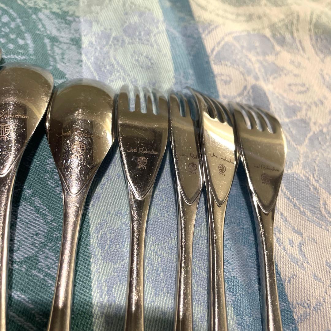 ジョエルロブション　スプーン、フォーク大小　4セット