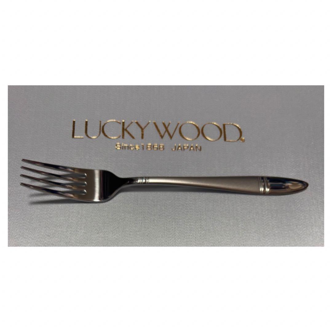 未使用　LUCKYWOOD ラッキーウッド カトラリー ソルテア ディナーセット
