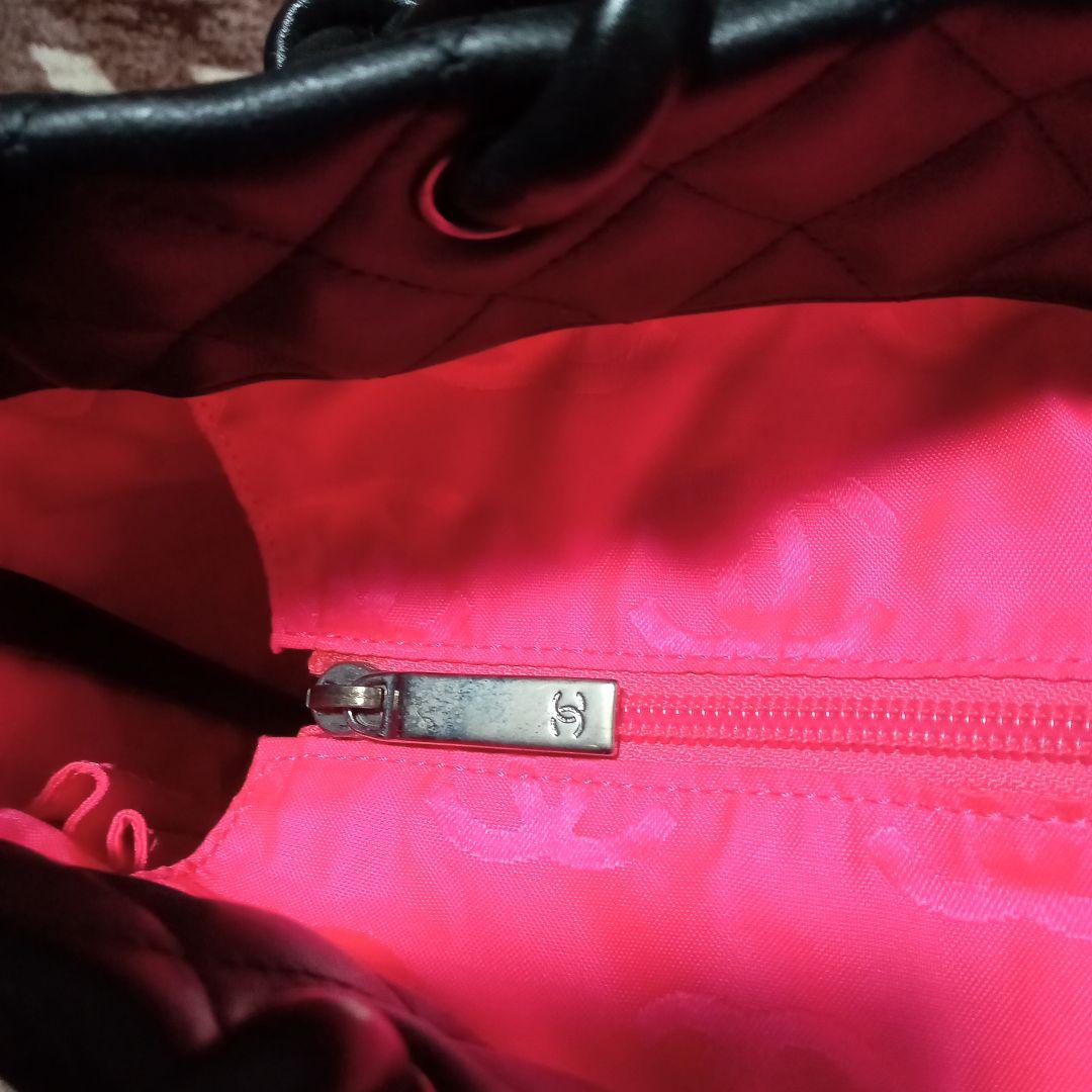 ル*ス様 ☆最終価格☆超美品CHANEL カンボンラインハンドバッグ 黒