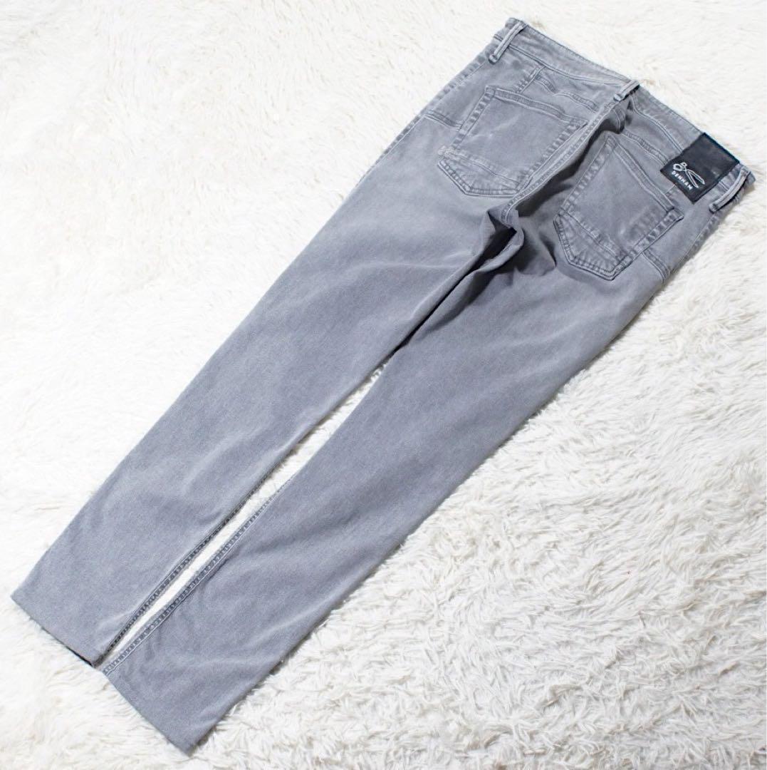 希少《DENHAM》BOLDER(W31)グレー スキニーパンツ ジップフライ