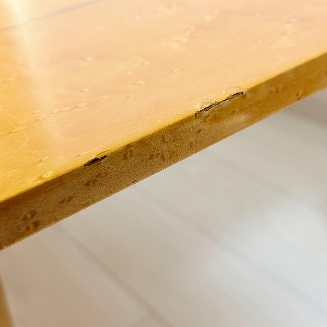 定価30万 IDC 大塚家具 スプレンダー バーズアイメープル リビングテーブル