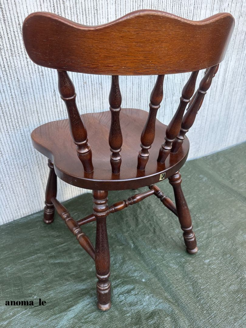 【ダイニングチェア】1飛騨産業　キツツキ　スティックバックチェア　ヴィンテージ◎