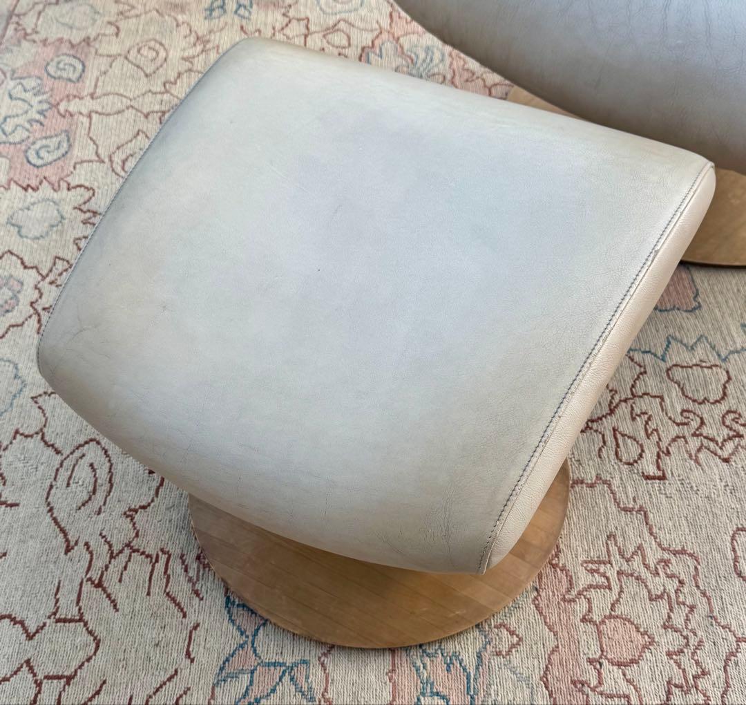 カリモク THE FIRST リクライナー＆オットマン L 本革