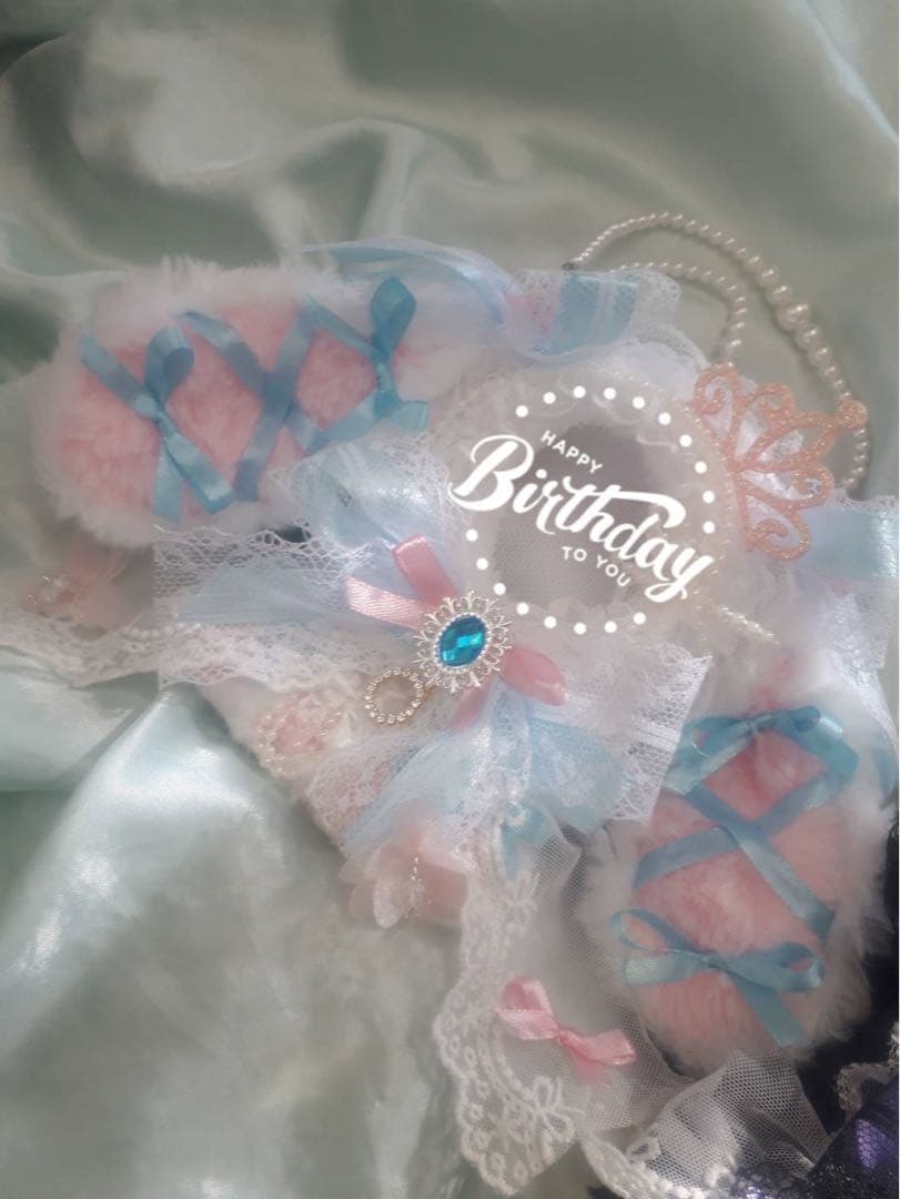 るる様ぬい服ふわふわうさ耳猫耳お座り にじぱぺ いつぬい 10cm 12cm