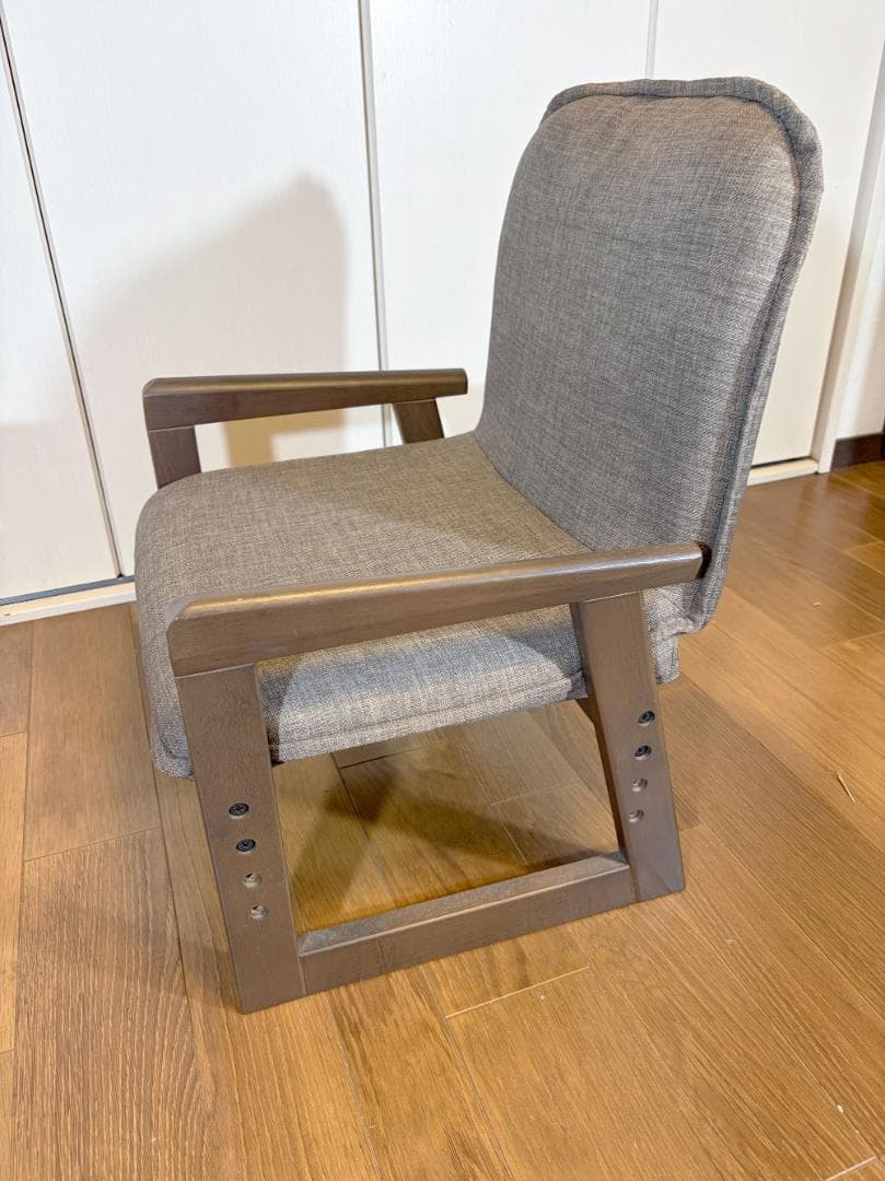 ユアサプライムス お一人様コタツ ダークブラウンコタツと椅子のセット