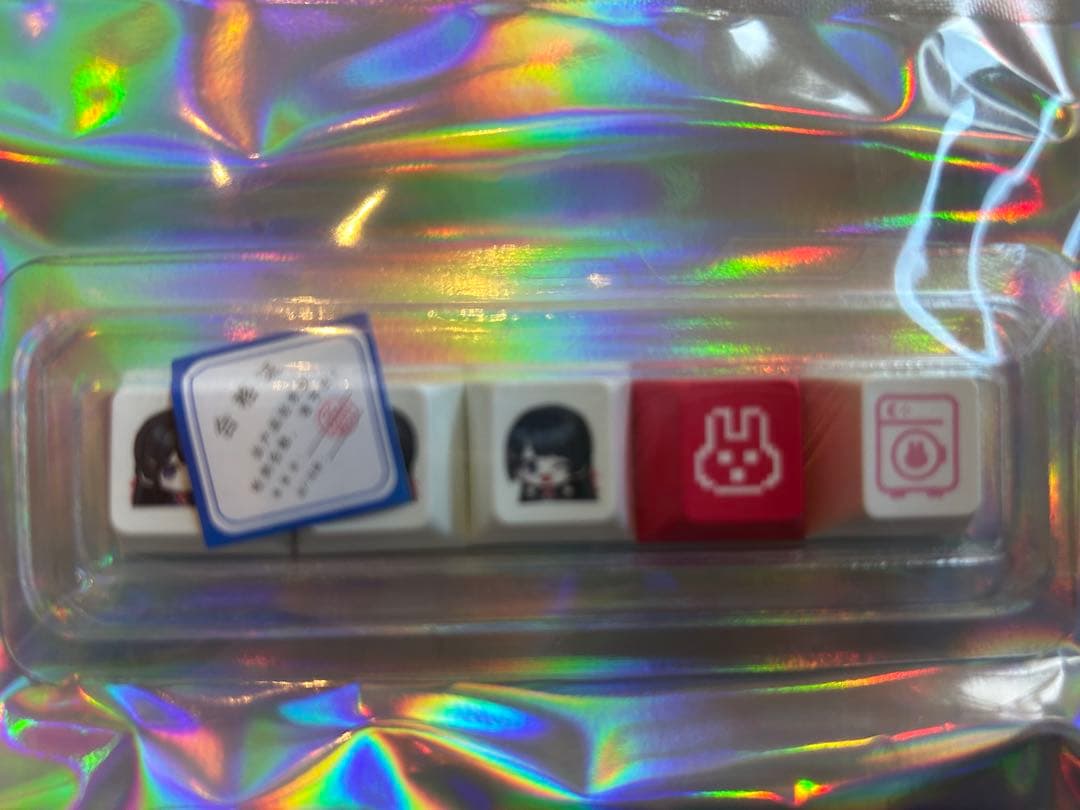 ふもコレ 月ノ美兎 キーボード スミレ軸 キーキャップ