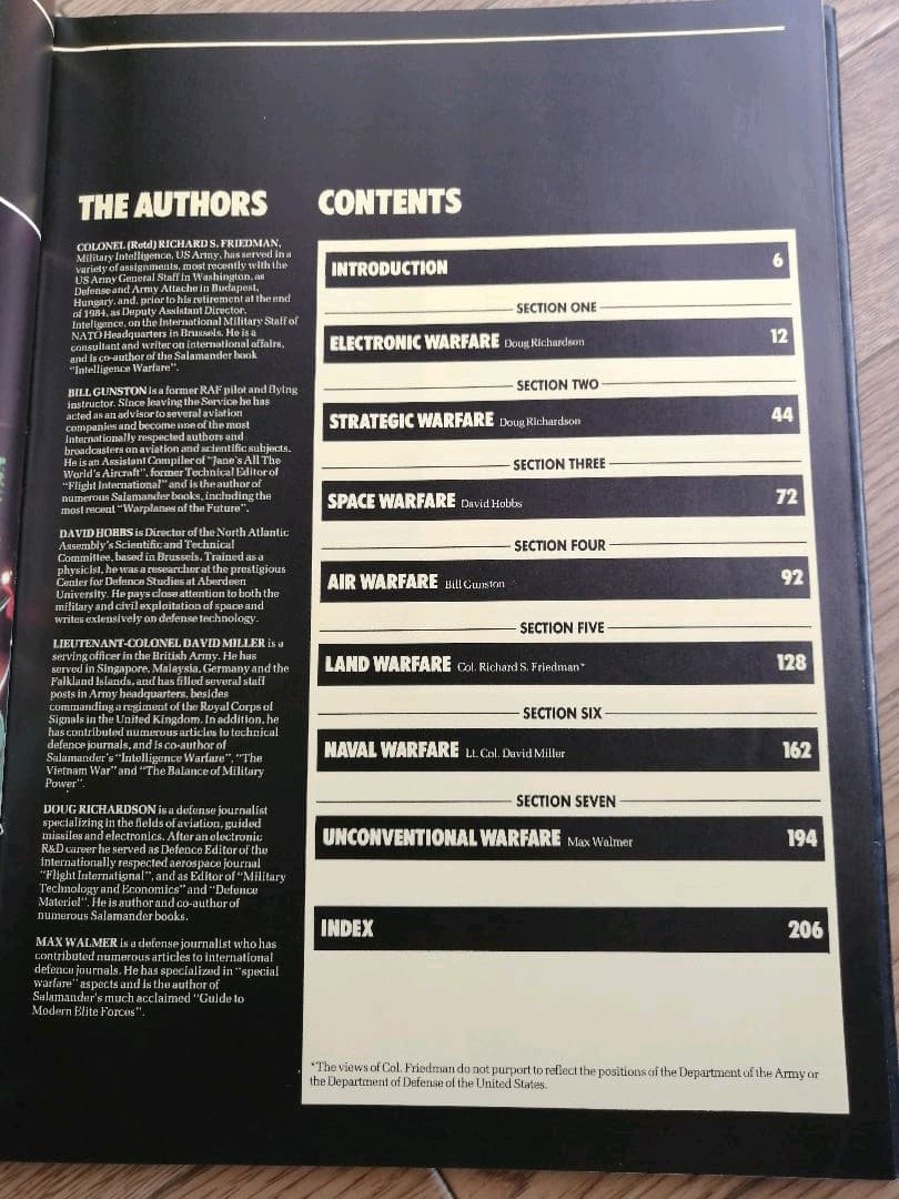 Advanced Technology Warfare　洋書　1985刊行