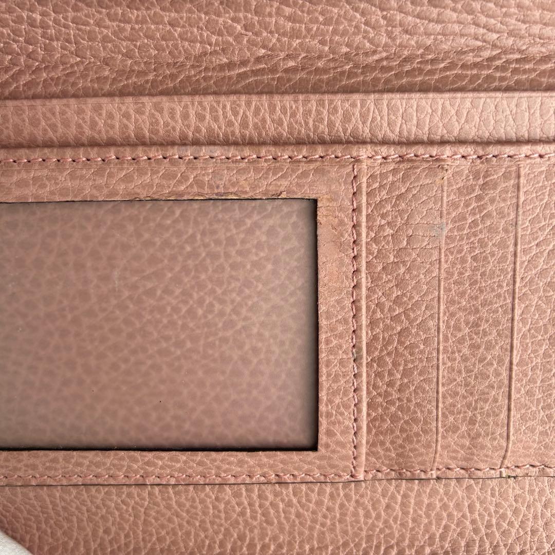 箱付き✨ GUCCI 長財布 コンチネンタルウォレット レザー ピンクベージュ