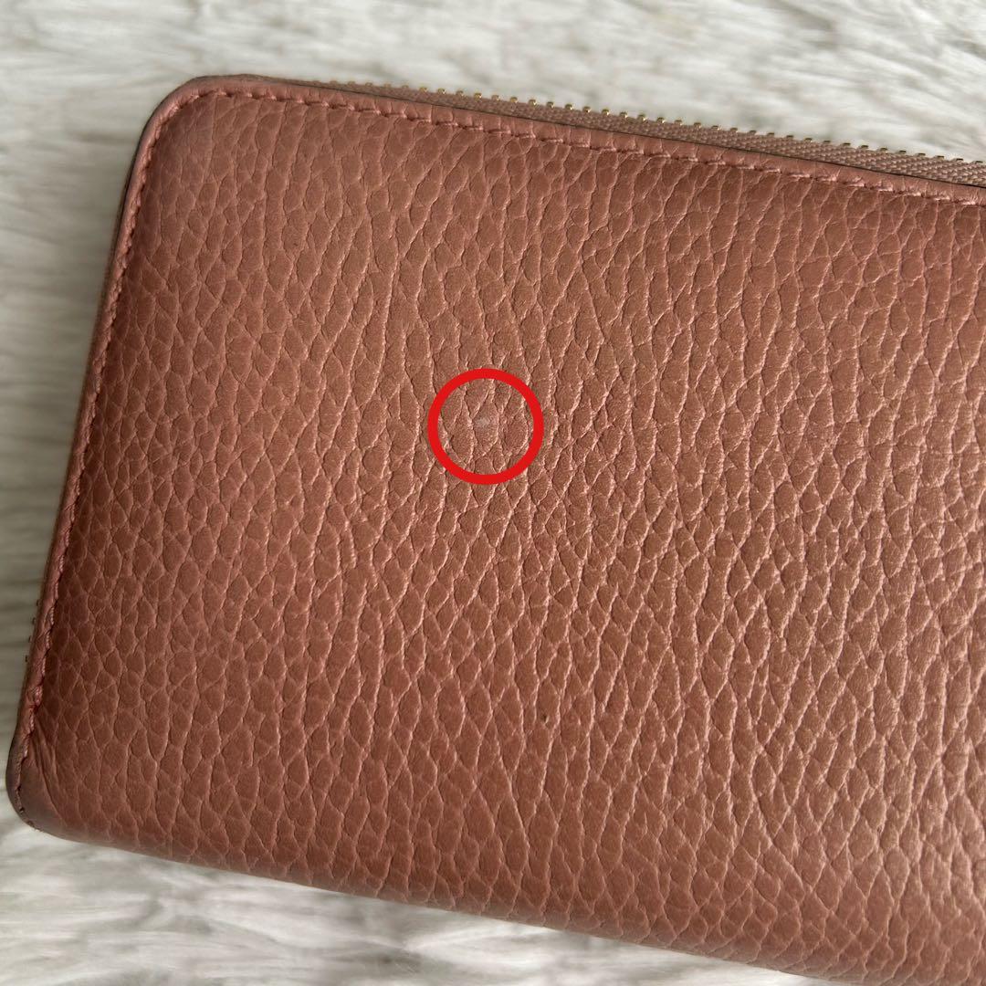 箱付き✨ GUCCI 長財布 コンチネンタルウォレット レザー ピンクベージュ