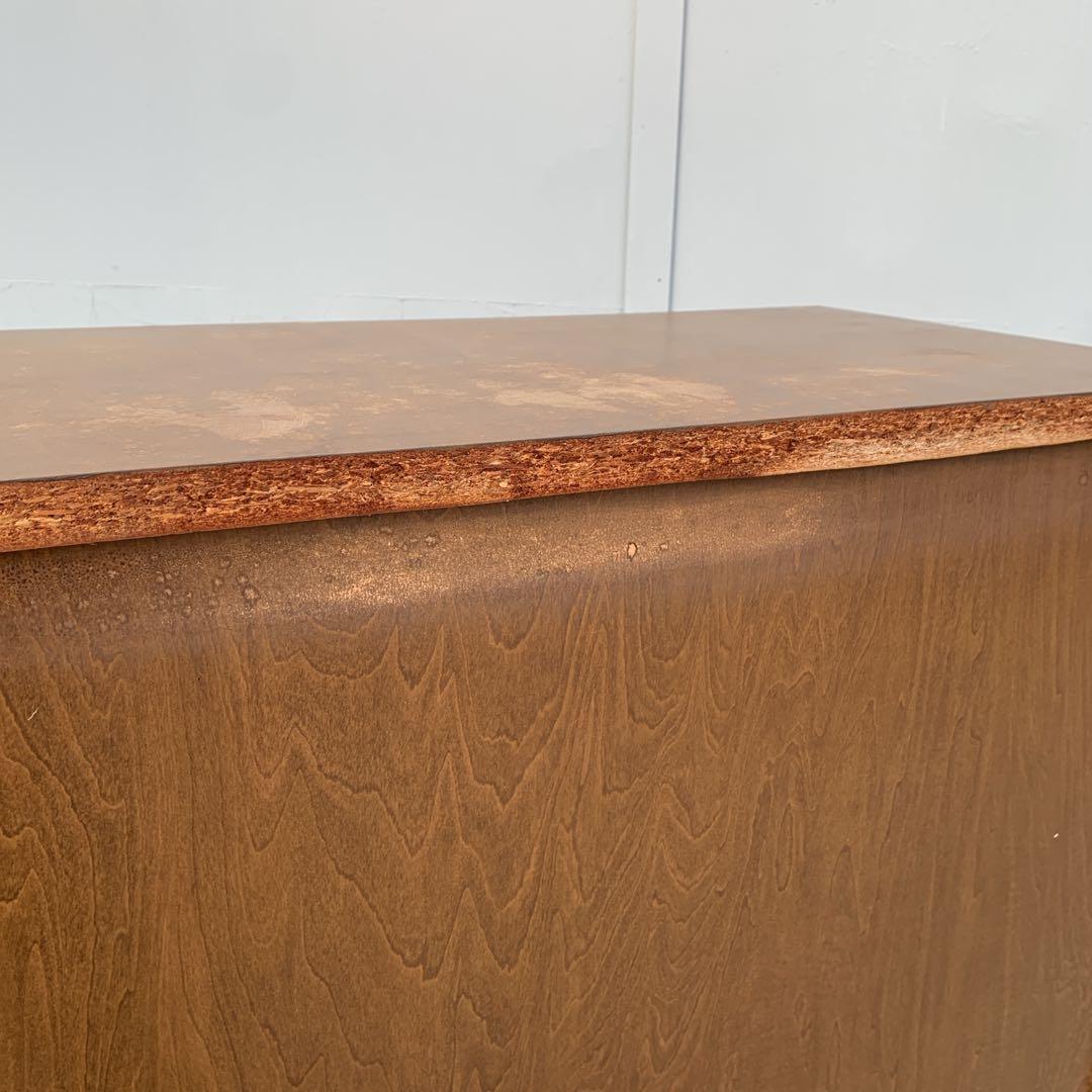 【送料込】浜本工芸 木製シェルフ 引き出し付き 本棚 日本製