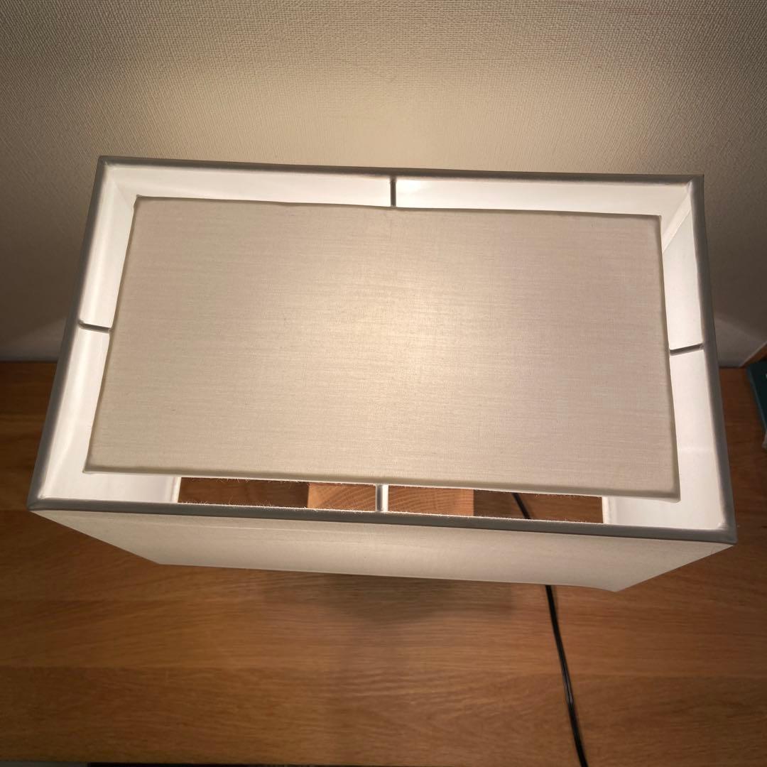 無印良品 MJ-SOSA スタンドライト用オーク材スタンド 四角シェード