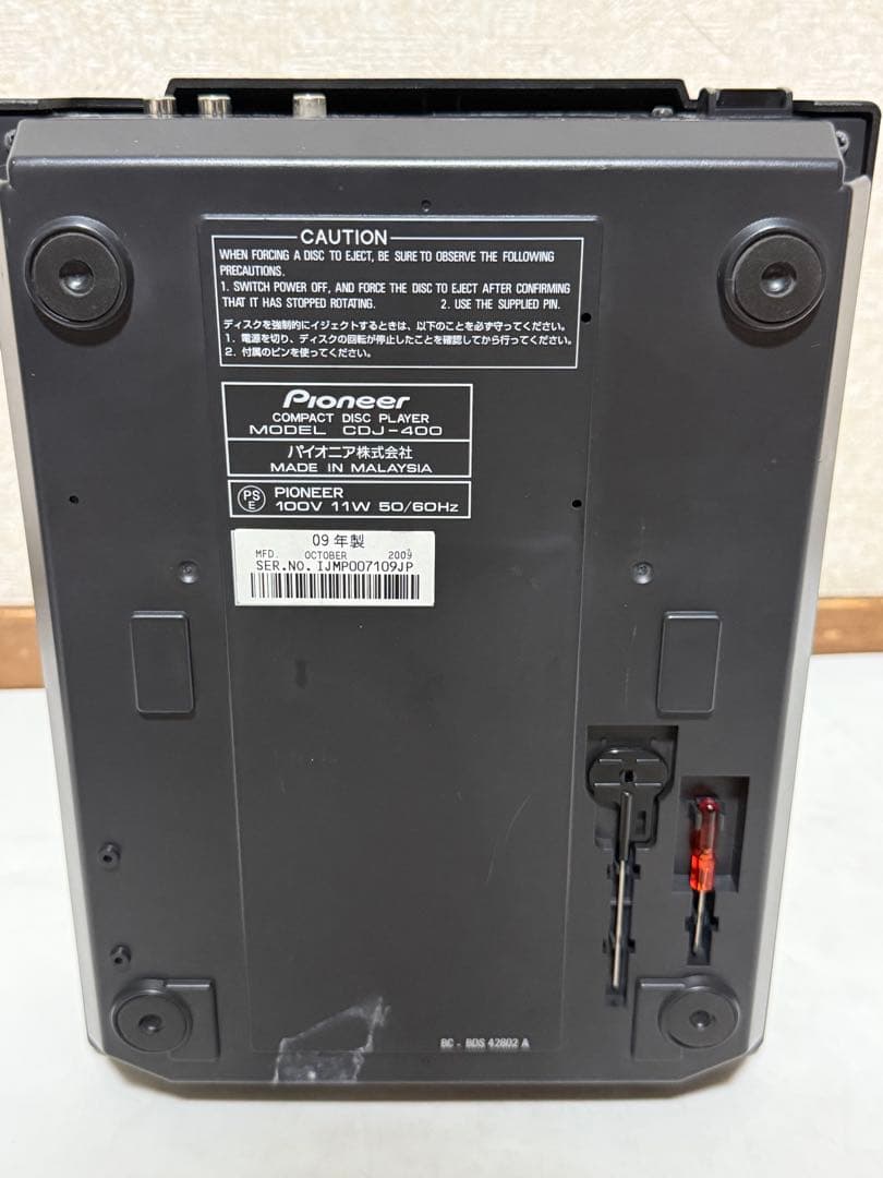 ジャンク品 Pioneer DJ CDJ-400 パイオニア