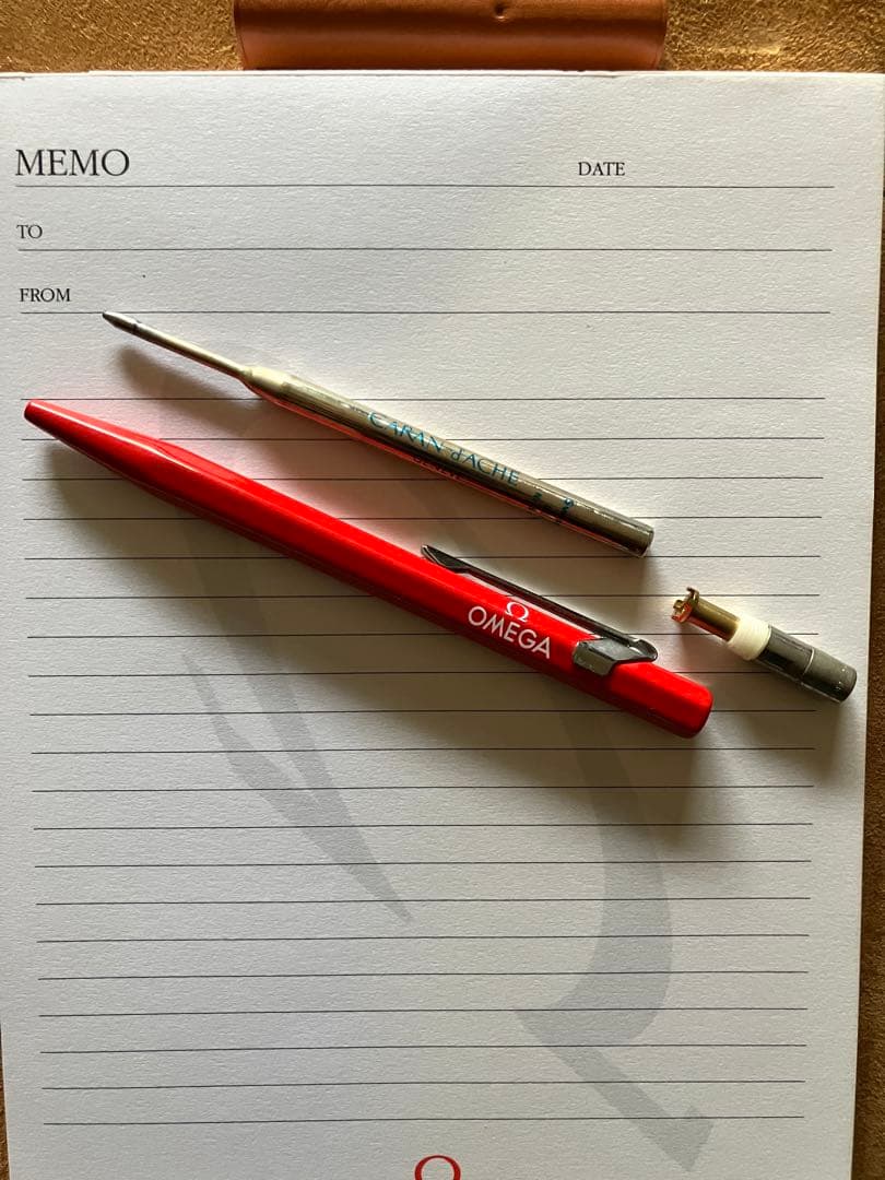 schedoni スケドーニ　メモ帳革カバー オメガ150周年記念 フェラーリ