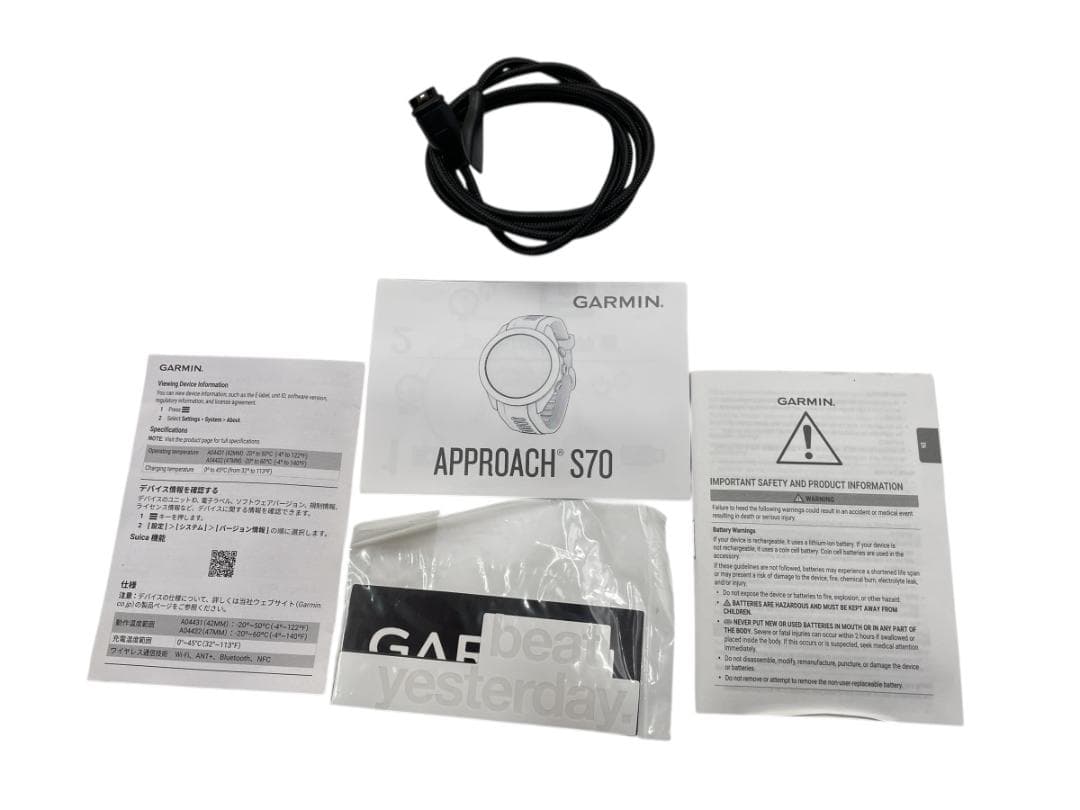 2024年購入 ガーミン GPSゴルフスマートウォッチ S70