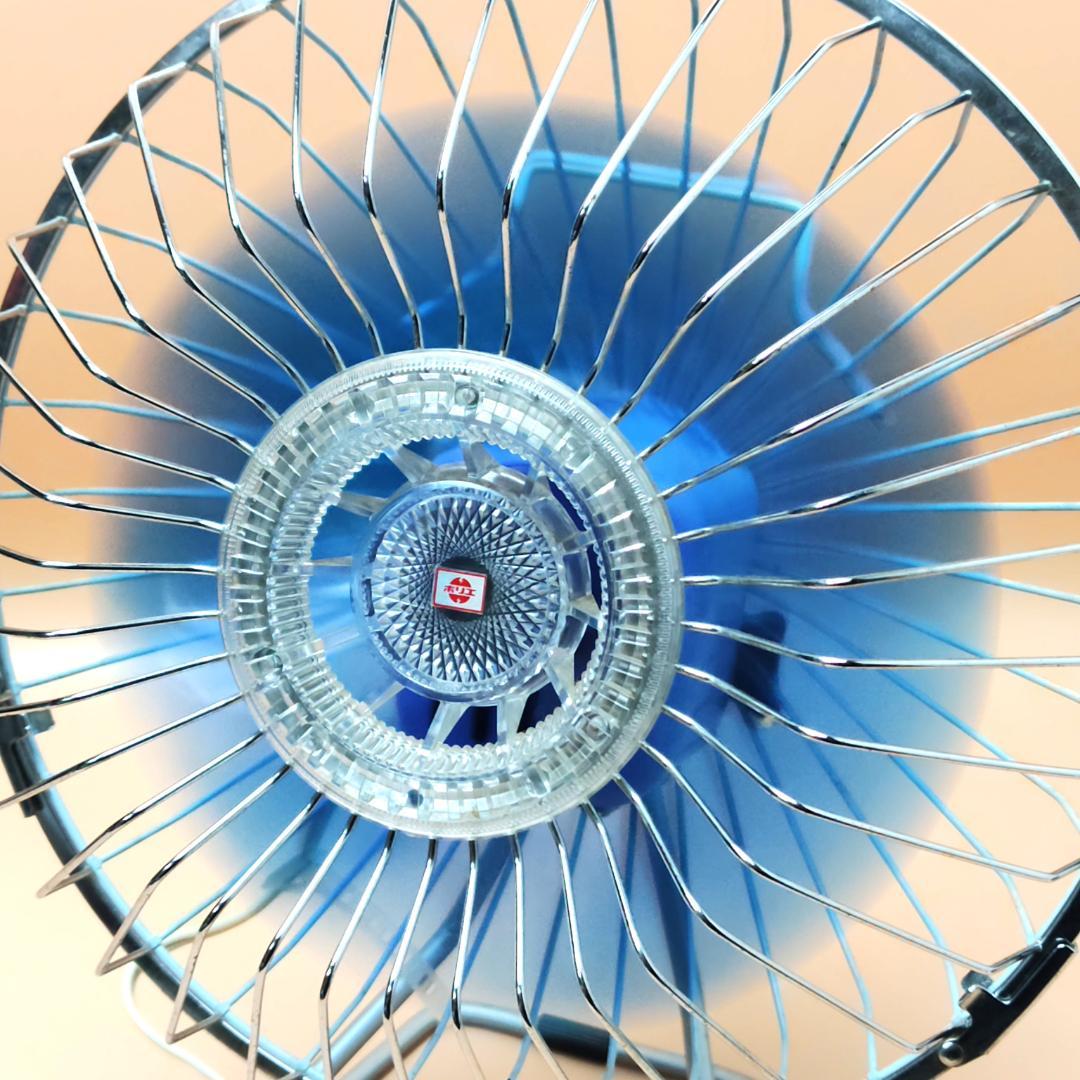 【動作品】ホリエ電機 卓上扇風機 HF-20C そよ風 昭和 レトロ 箱付き