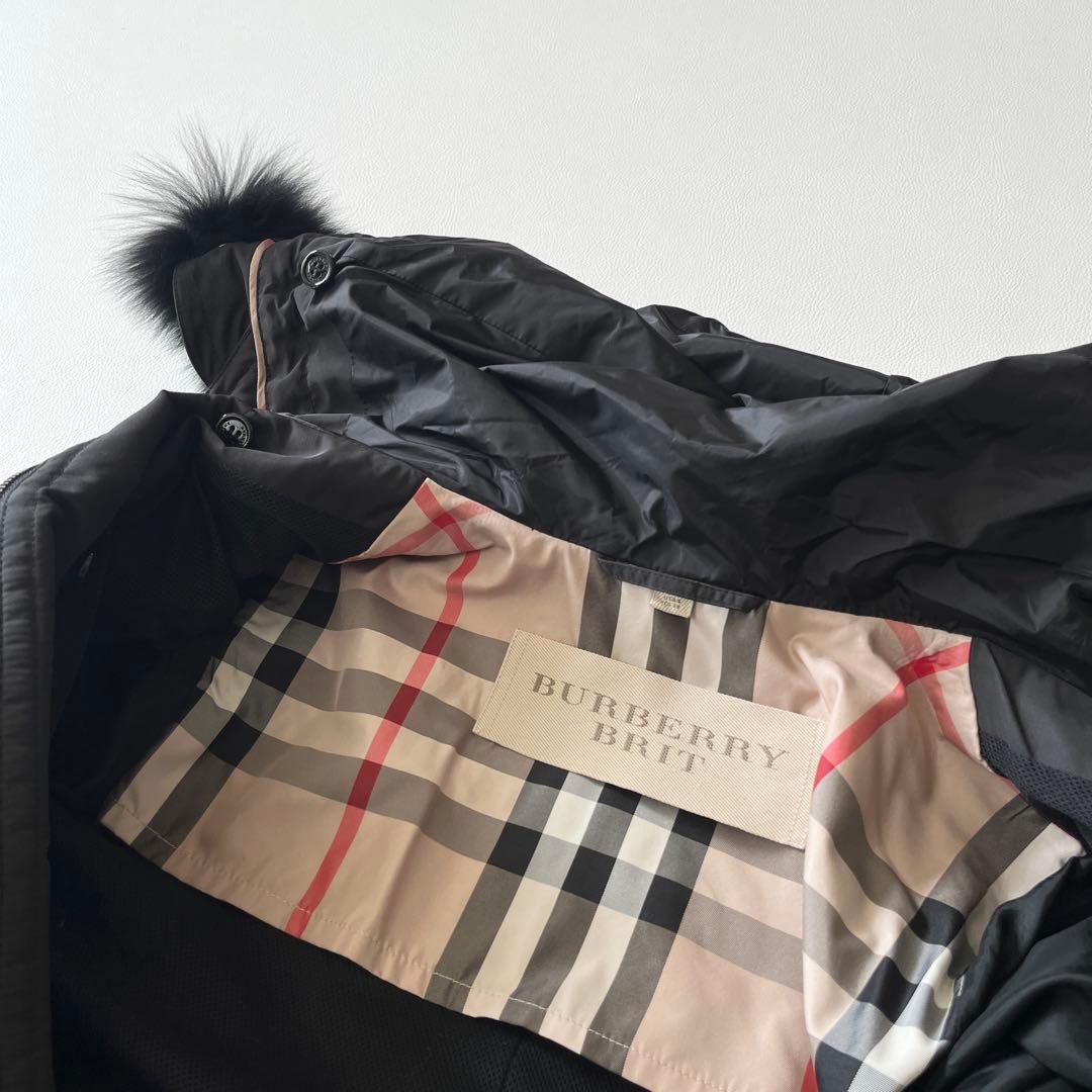 ▼極美品✨BURBERRY BRIT モッズコート ラクーンファー ライナー付