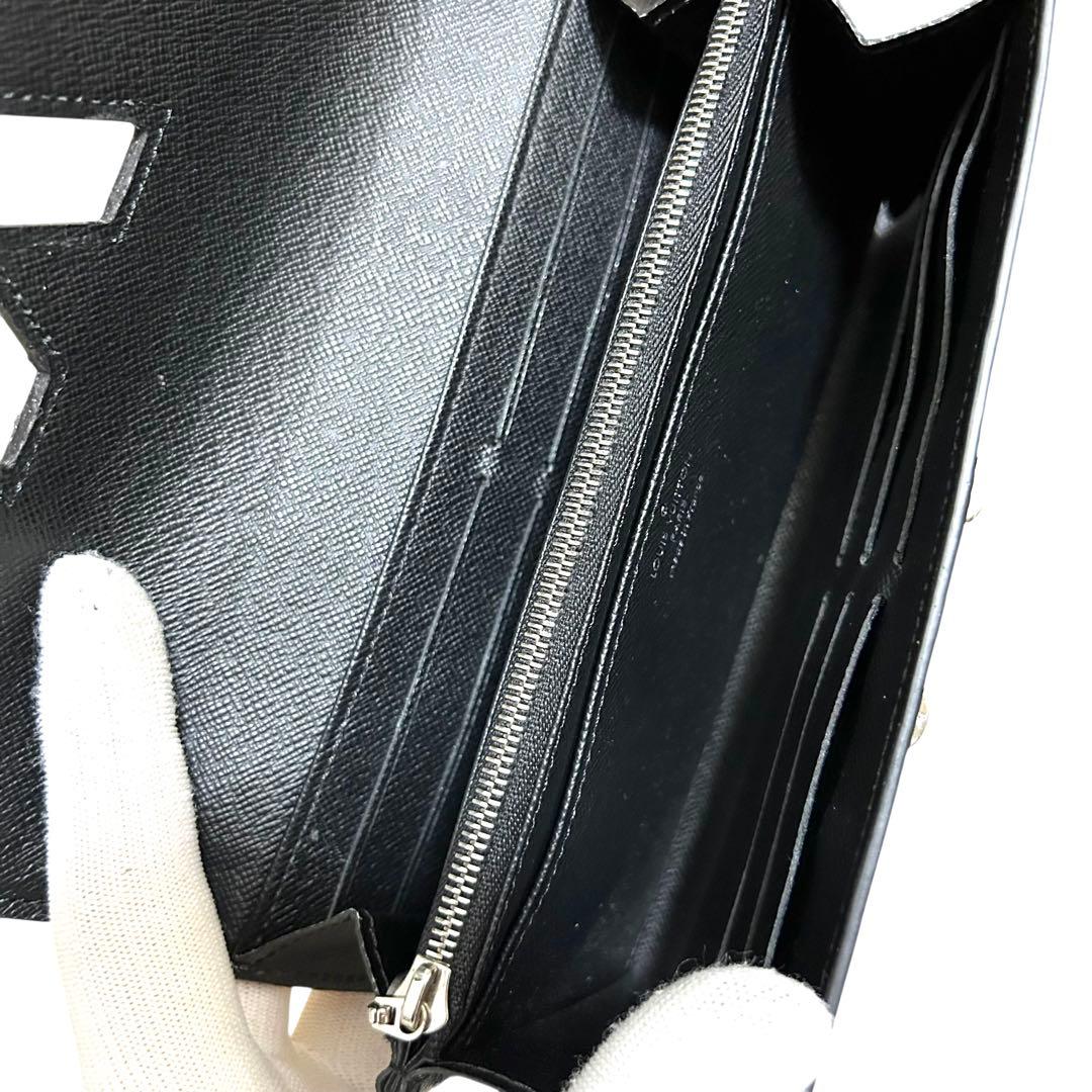 本物　ルイヴィトン　M68309 エピ　ポルトフォイユ・ツイスト　黒　長財布