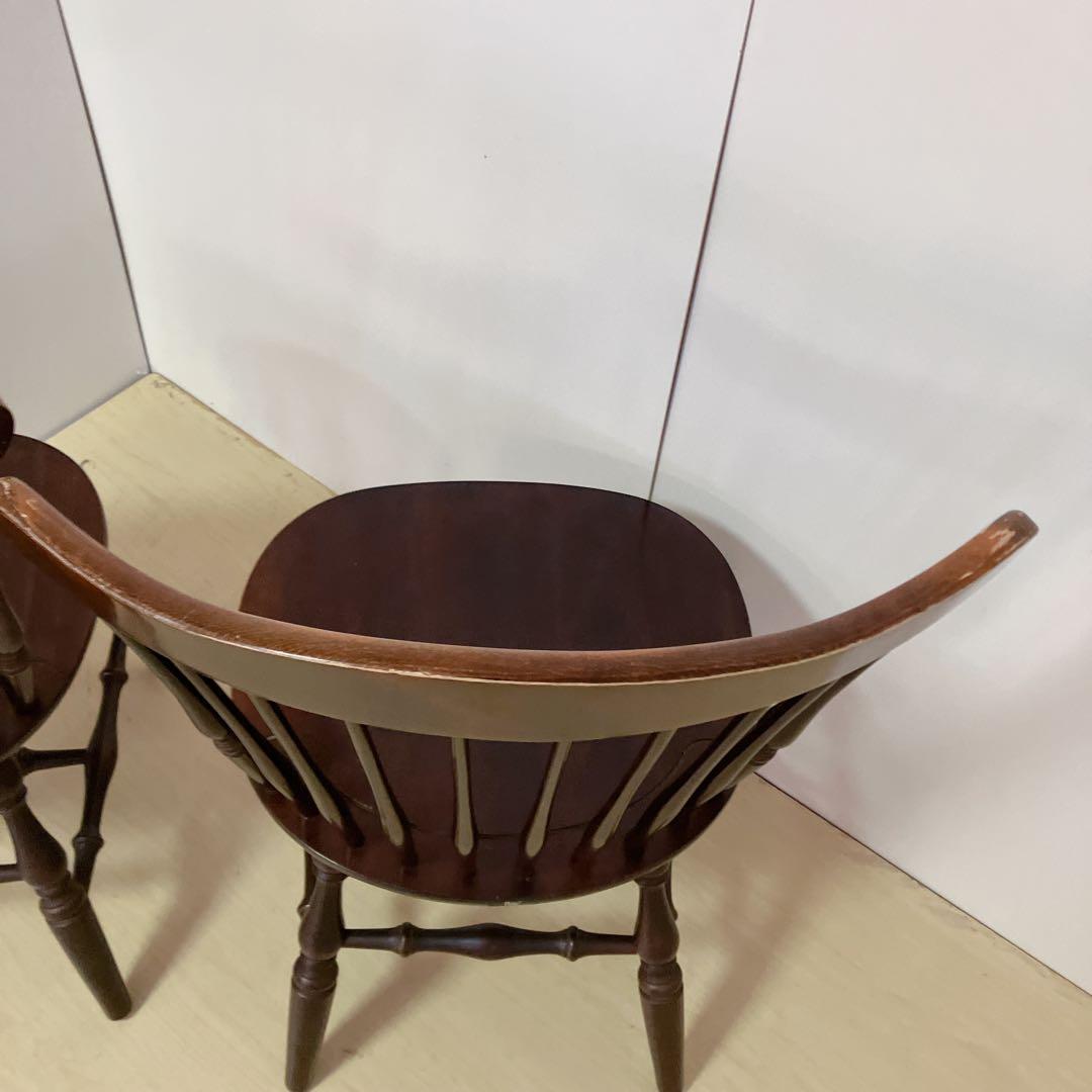 柏木工 KASHIWA ウィンザーチェア　2脚セット　ダイニングチェア　②