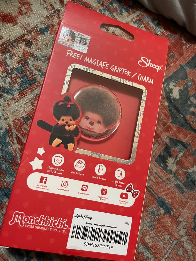 Monchhichi Sheep iPhone 16 Pro ケース