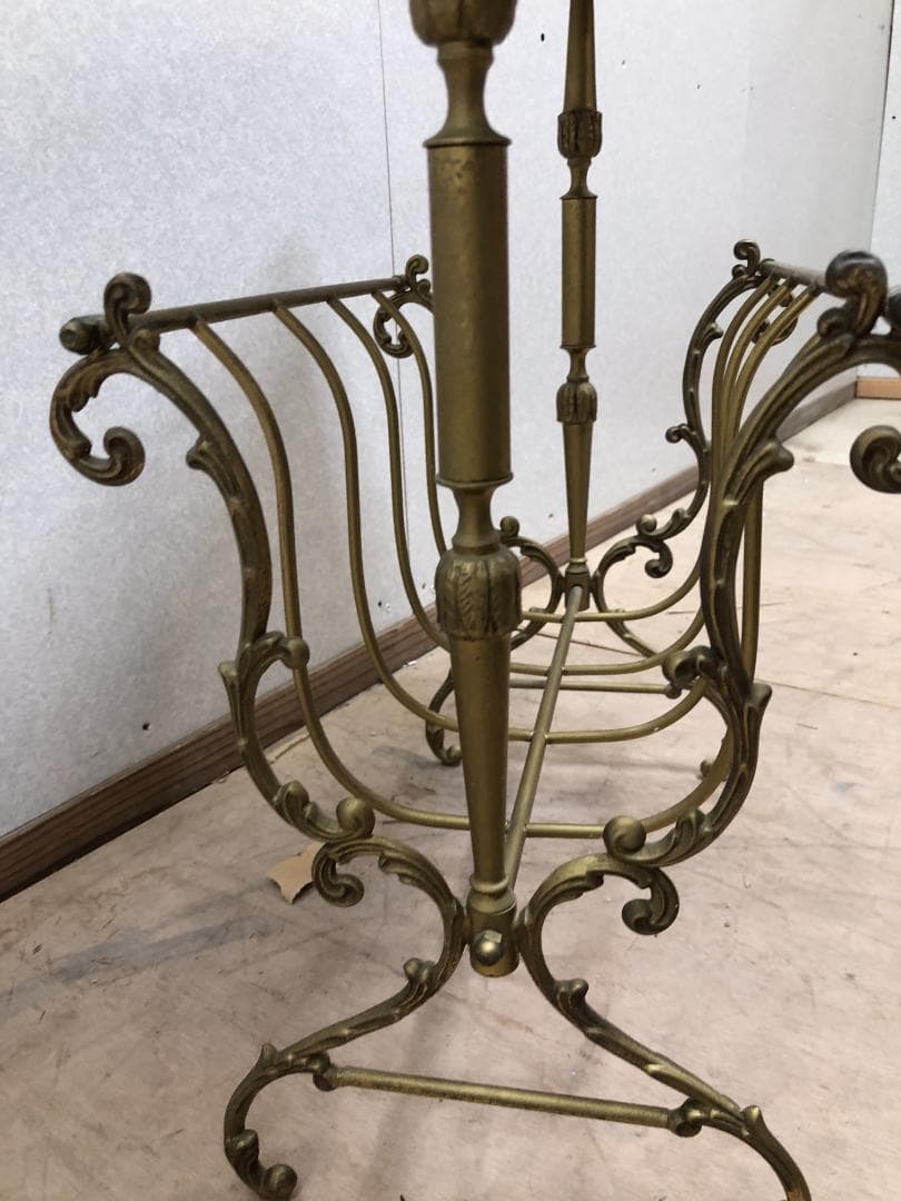 p*n様 ヴィンテージ マガジンラック　イタリア製　大理石天板　希少　25030