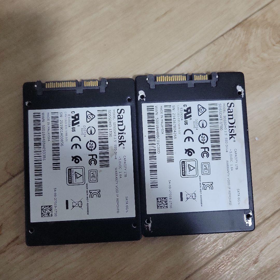 SanDisk Ultra 3D SSD 2個セット
