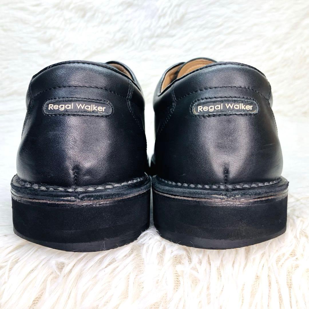 【美品】REGAL27㌢リーガルウォーカー 601W ストレートチップ ブラック