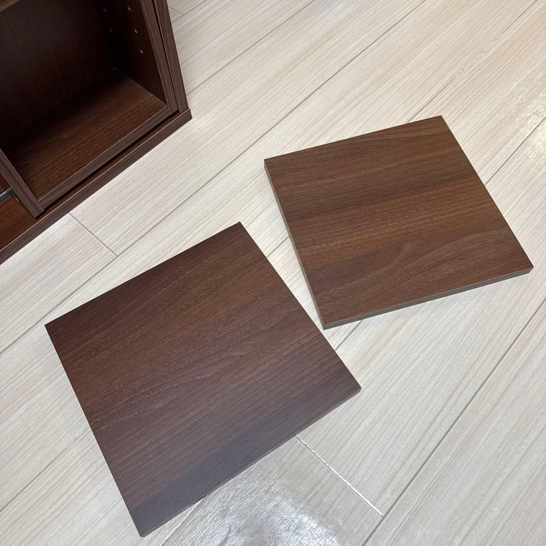 子*ず様 本棚　可動棚　ウォルナット　アイリスオーヤマ