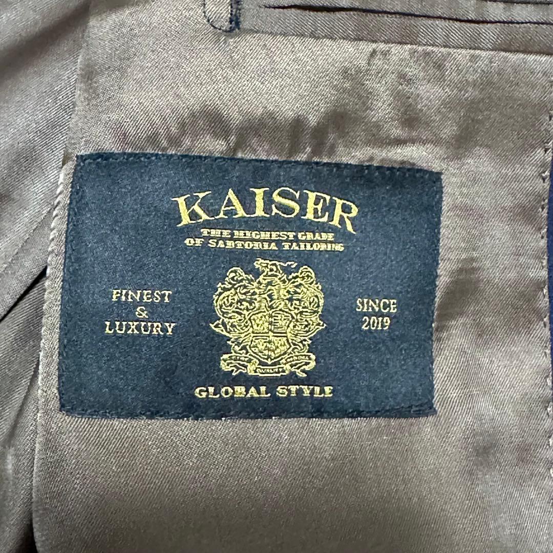 銀座グローバルスタイル KAISER イタリア製高級生地REDA セットアップ