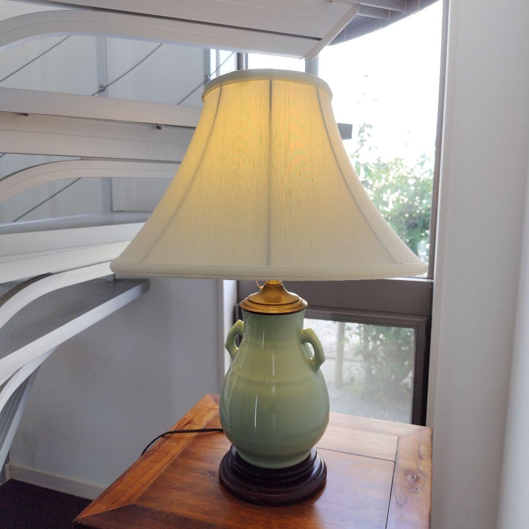 美品です！アンティーク 骨董WILDWOOD ミルクグリーン ルームランプ大型
