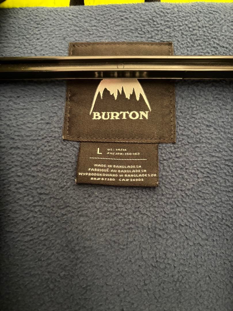 【バートン】キッズLサイズ　スノーボードウェア　上下150cm〜163cm