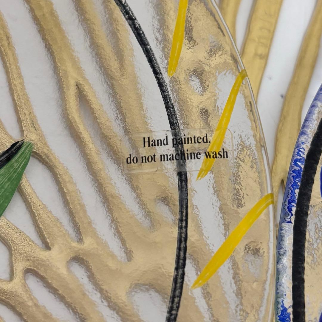 コスタボダ　ヴィンテージ　ハンドペイント　希少　２皿セット　海外にて購入