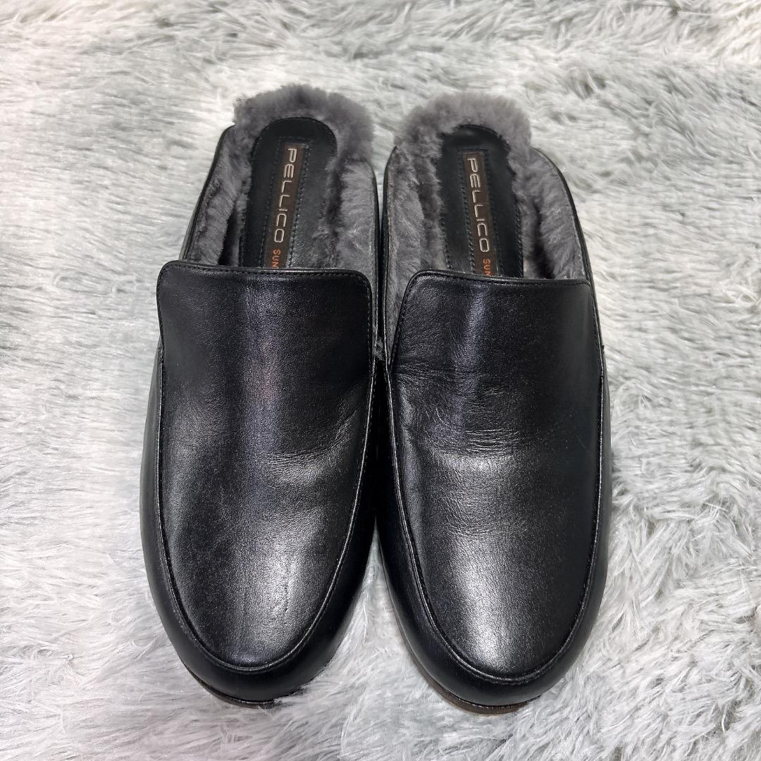 新品 田丸麻紀さん着用◆PELLICO SUNNY 23cmレザー ミュール