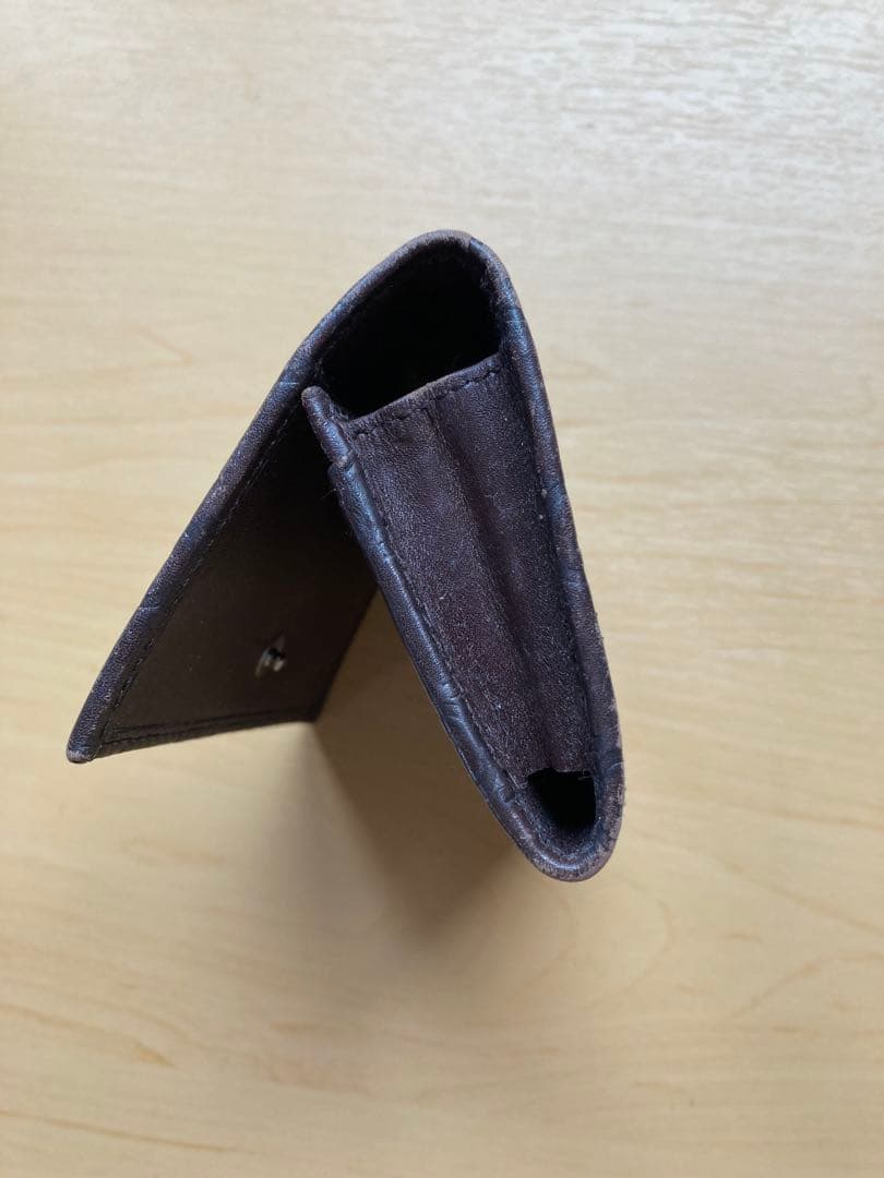 GUCCI ブラウンレザー 名刺入れ GGパターン