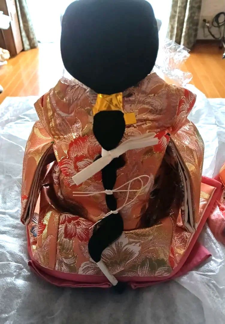 三人官女　お雛様　西陣織